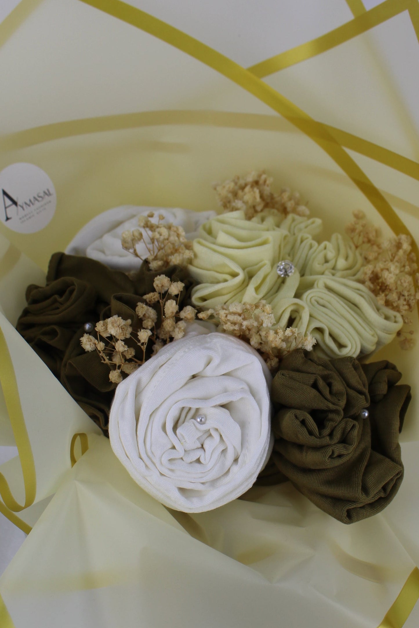 Hijab Bouquet - Butteryellow