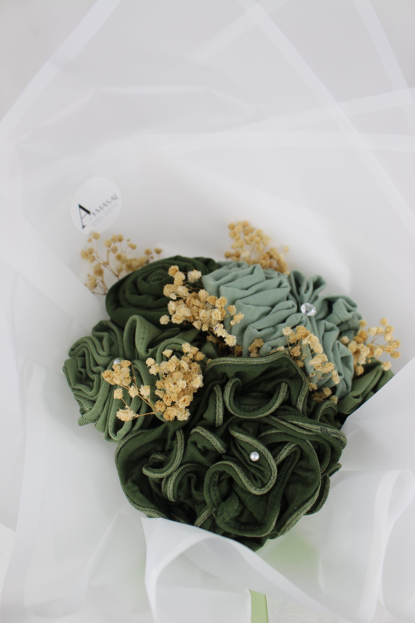 Hijab Bouquet Strauss - Grün