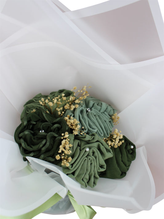 Hijab Bouquet Strauss - Grün