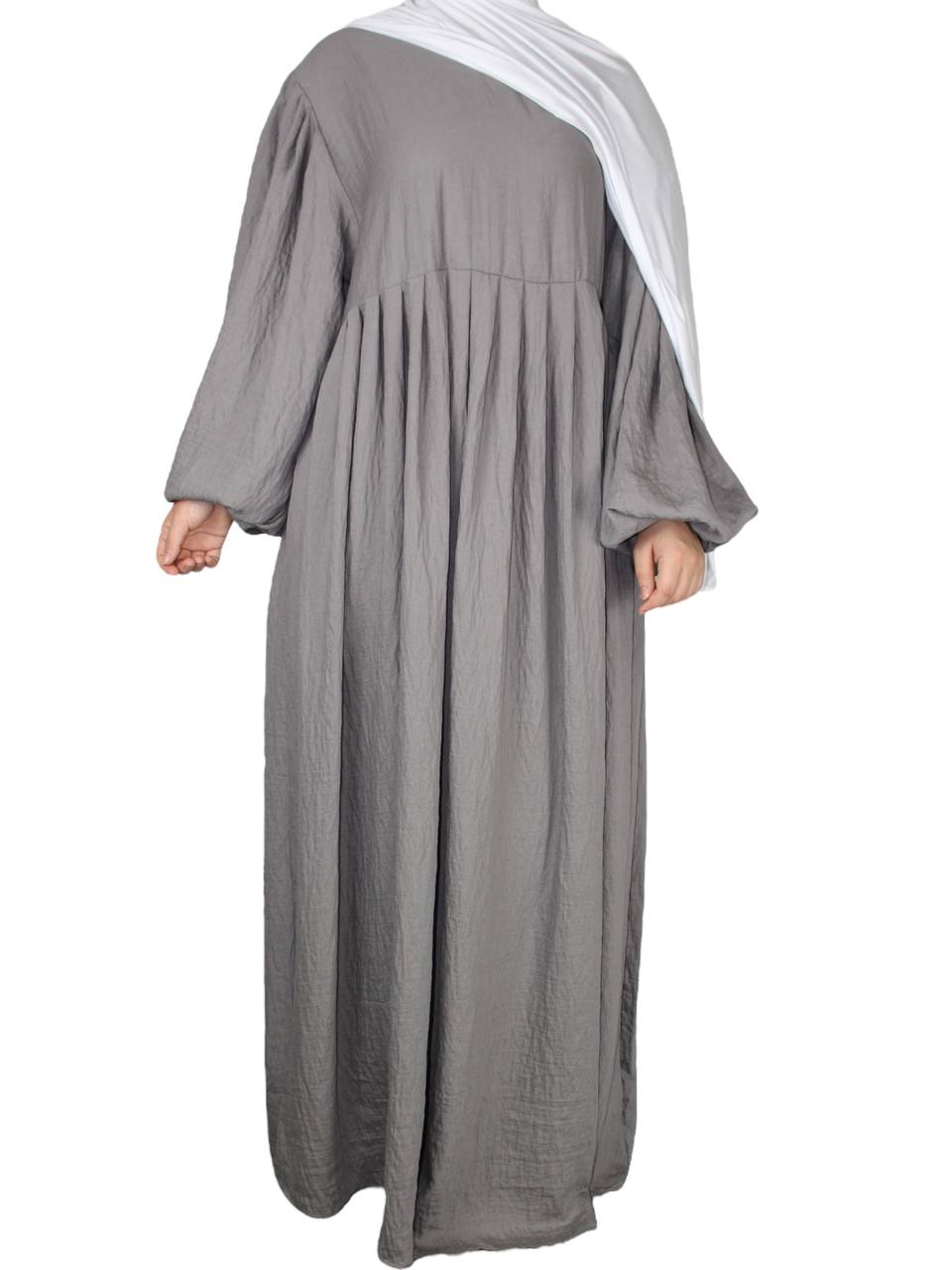 Leinenabaya Ballonärmel AURORA