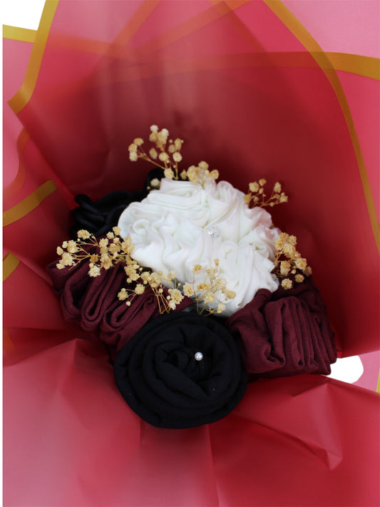 Hijab Bouquet Bordeaux