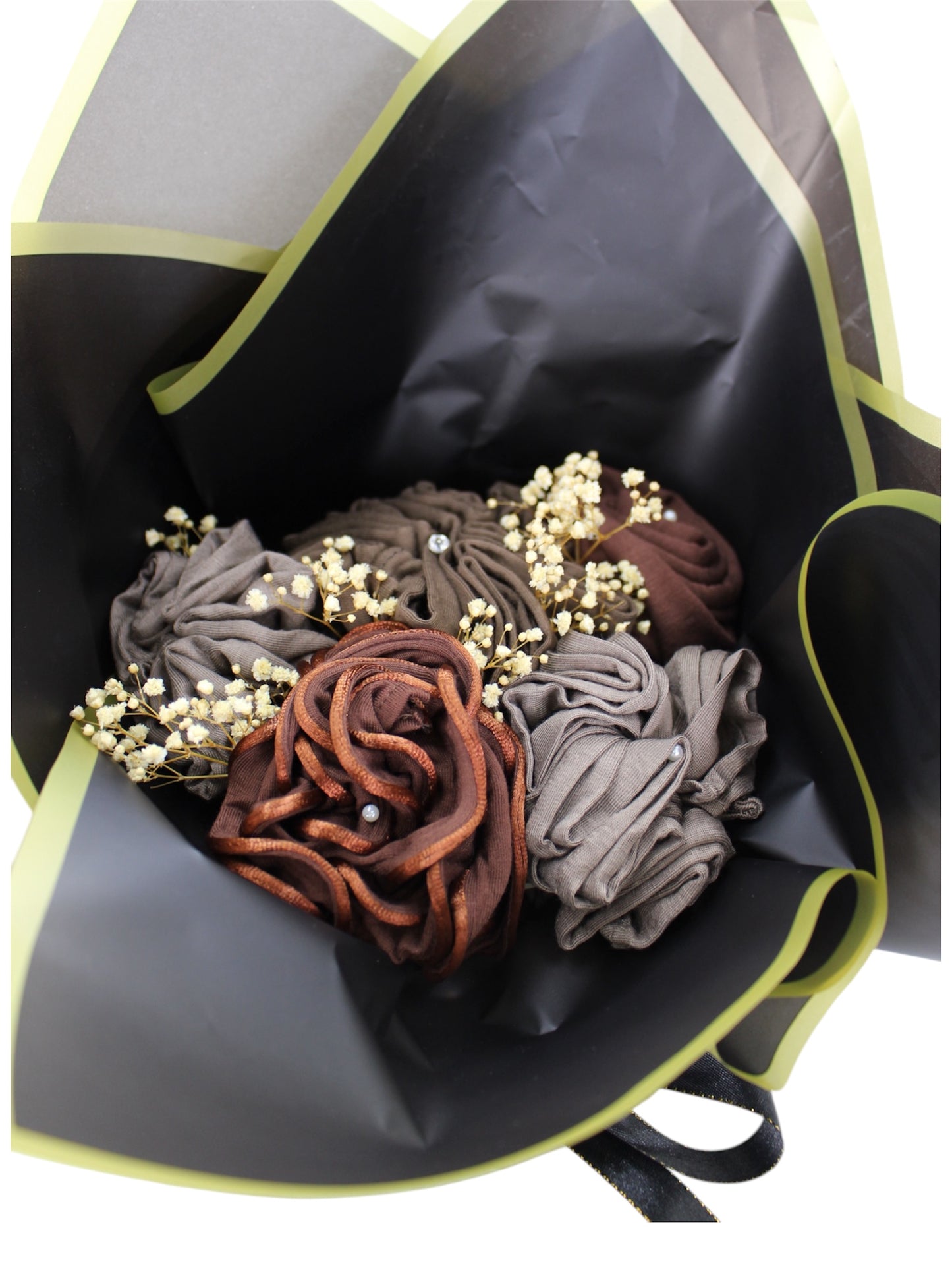 Hijab Bouquet Strauss - Braun