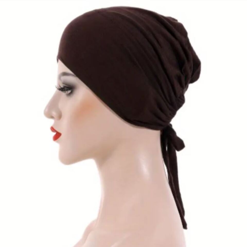 Elastisches Unterkopftuch - Bone