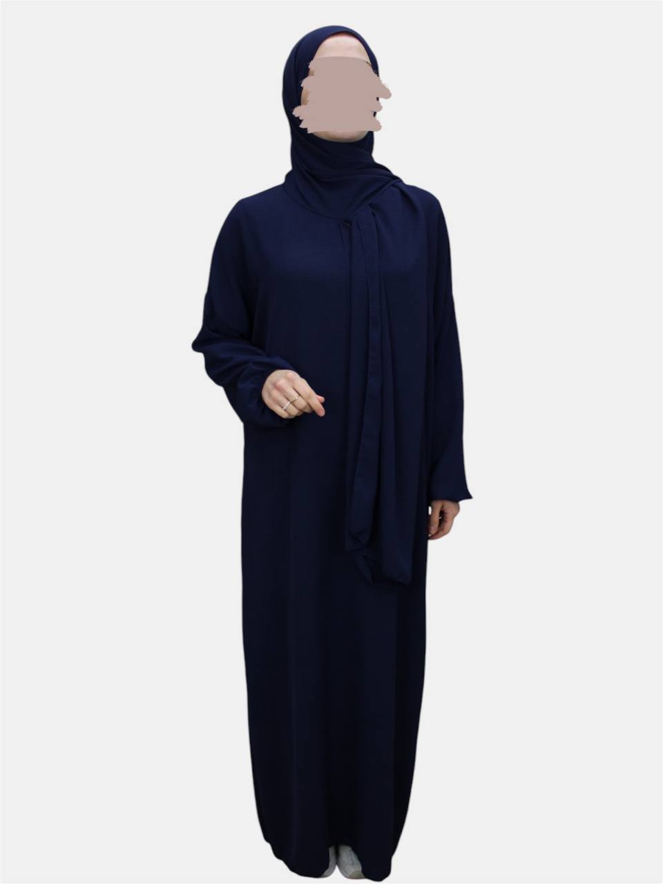 Einteilige Abaya mit integriertem Hijab