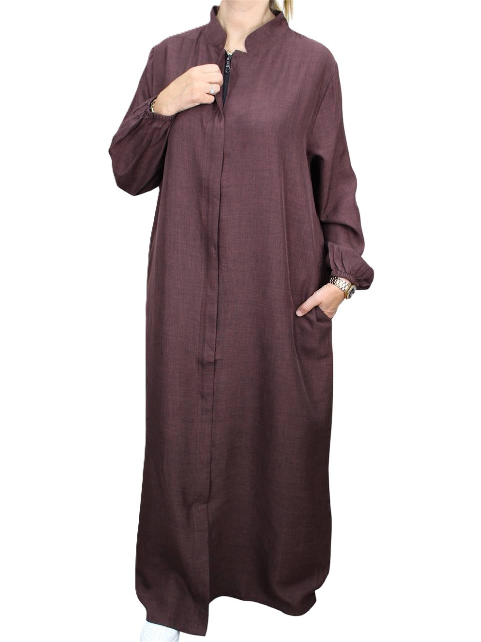 Stillkleid Abaya Nehir mit Reißverschluss
