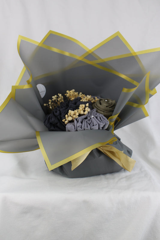 Hijab Bouquet - Grau