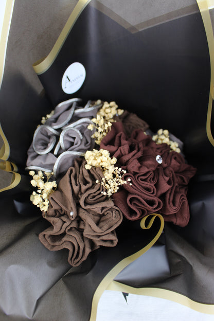 Hijab Bouquet Strauss - Braun