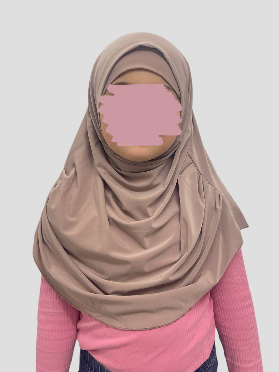 Kinder Mädchen Hijab 2 tlg. mit Bone