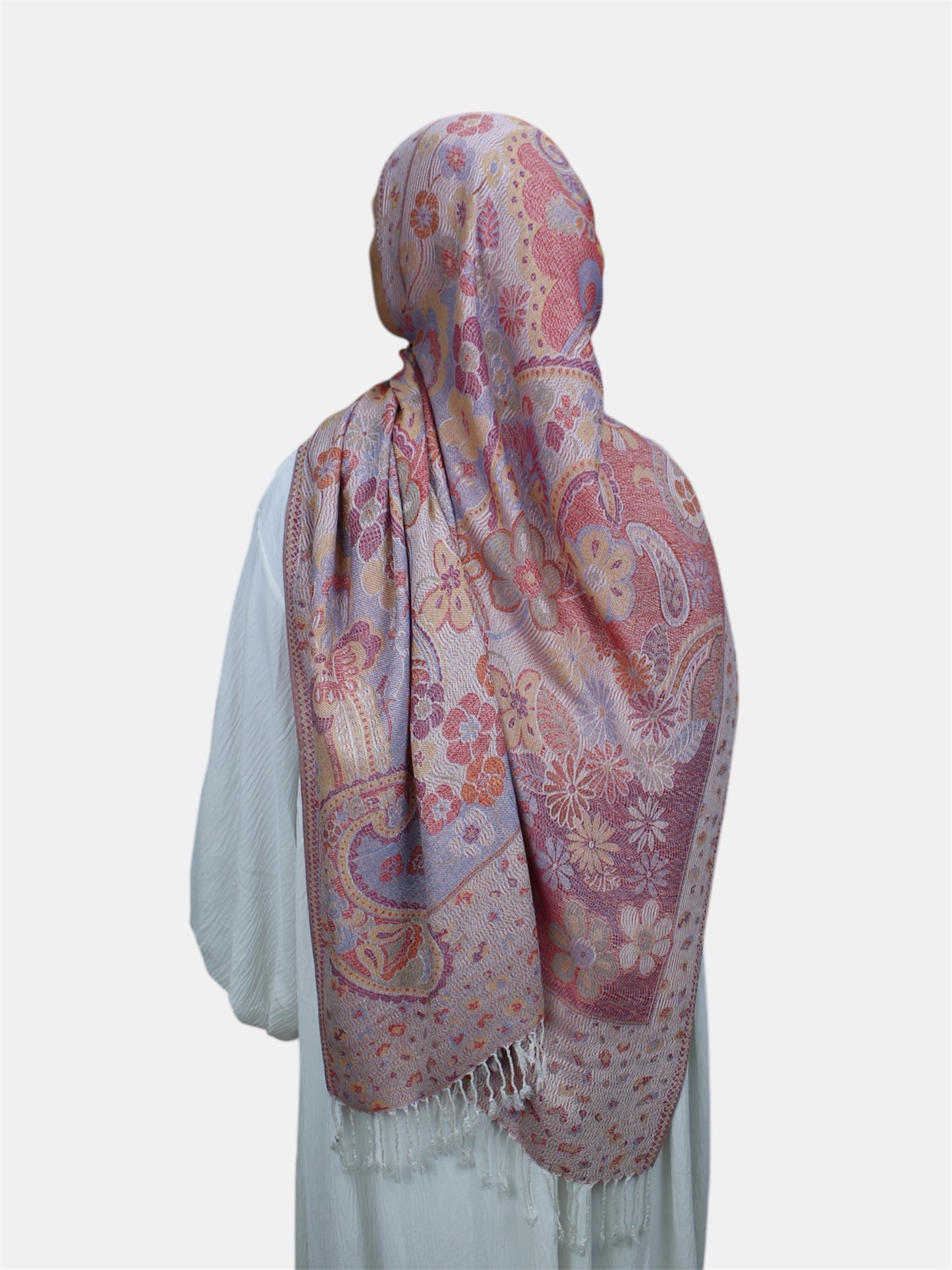 Flower Pashmina Hijab