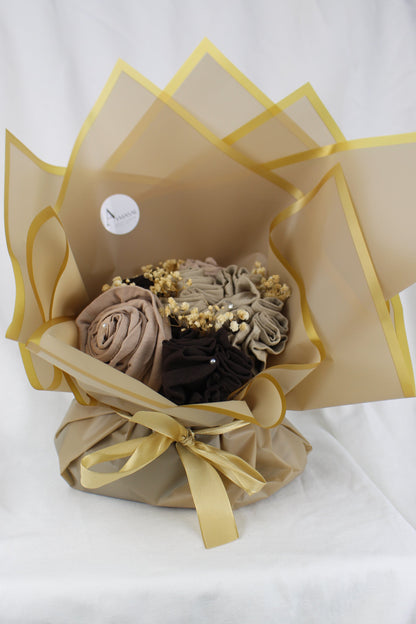 Hijab Bouquet - Gold