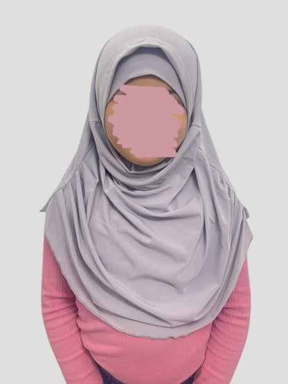 Kinder Mädchen Hijab 2 tlg. mit Bone