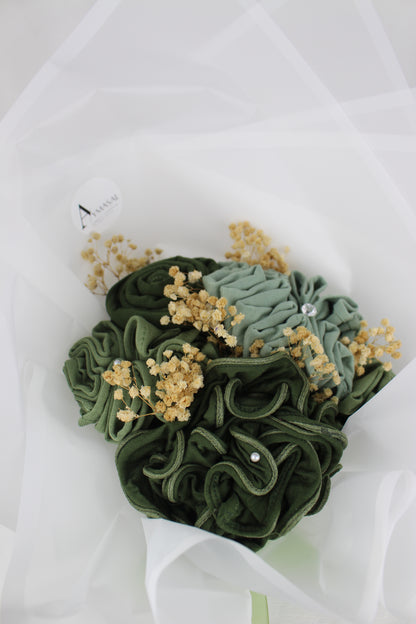 Hijab Bouquet Strauss - Grün