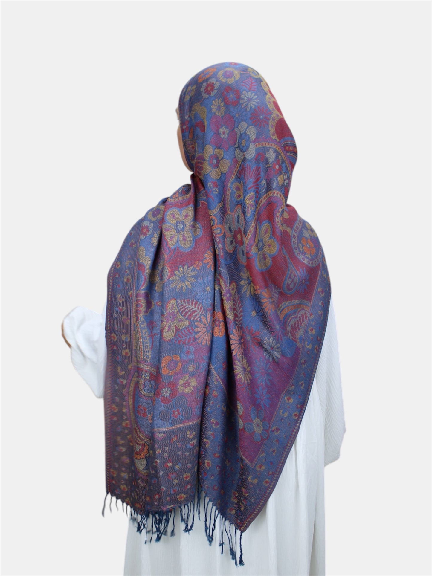 Flower Pashmina Hijab