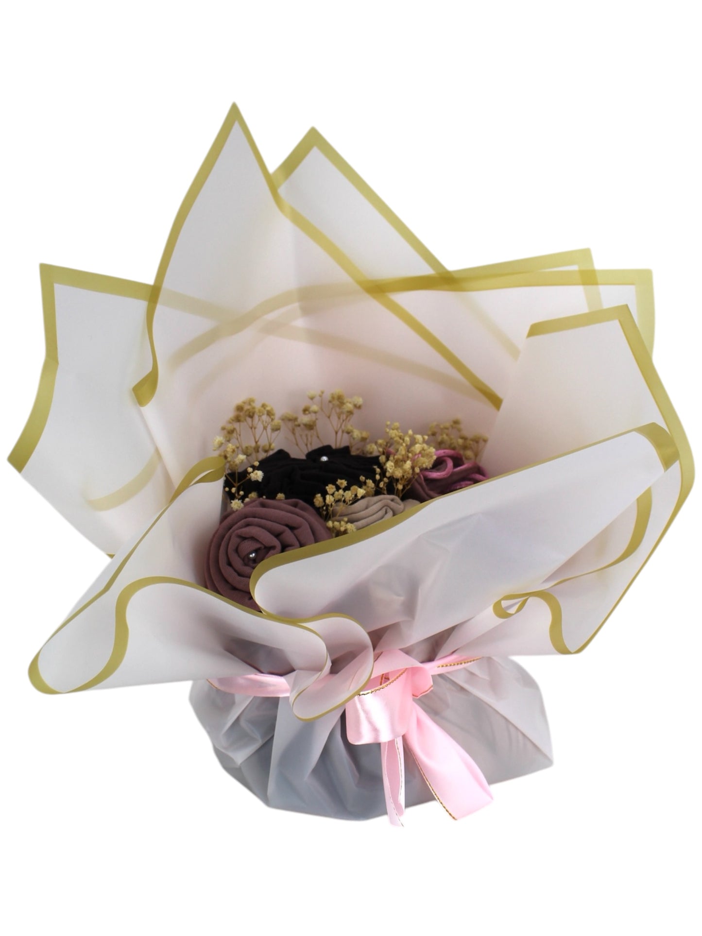 Hijab Bouquet Strauss - Lila/Pink