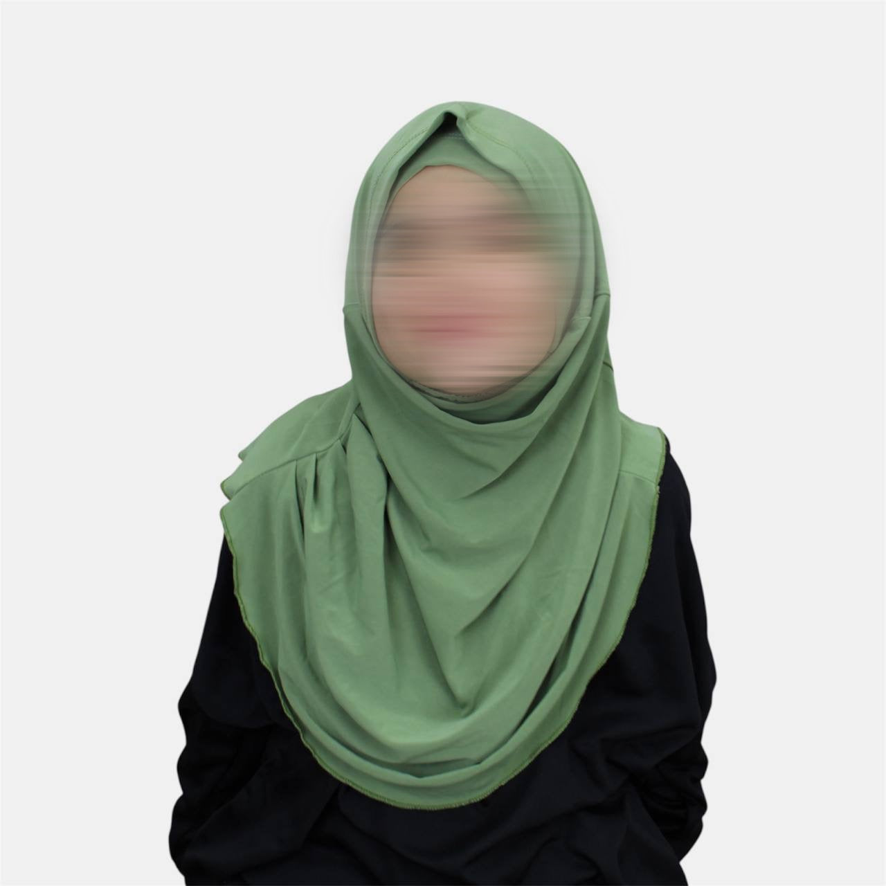 Kinder Mädchen Hijab 2 tlg. mit Bone