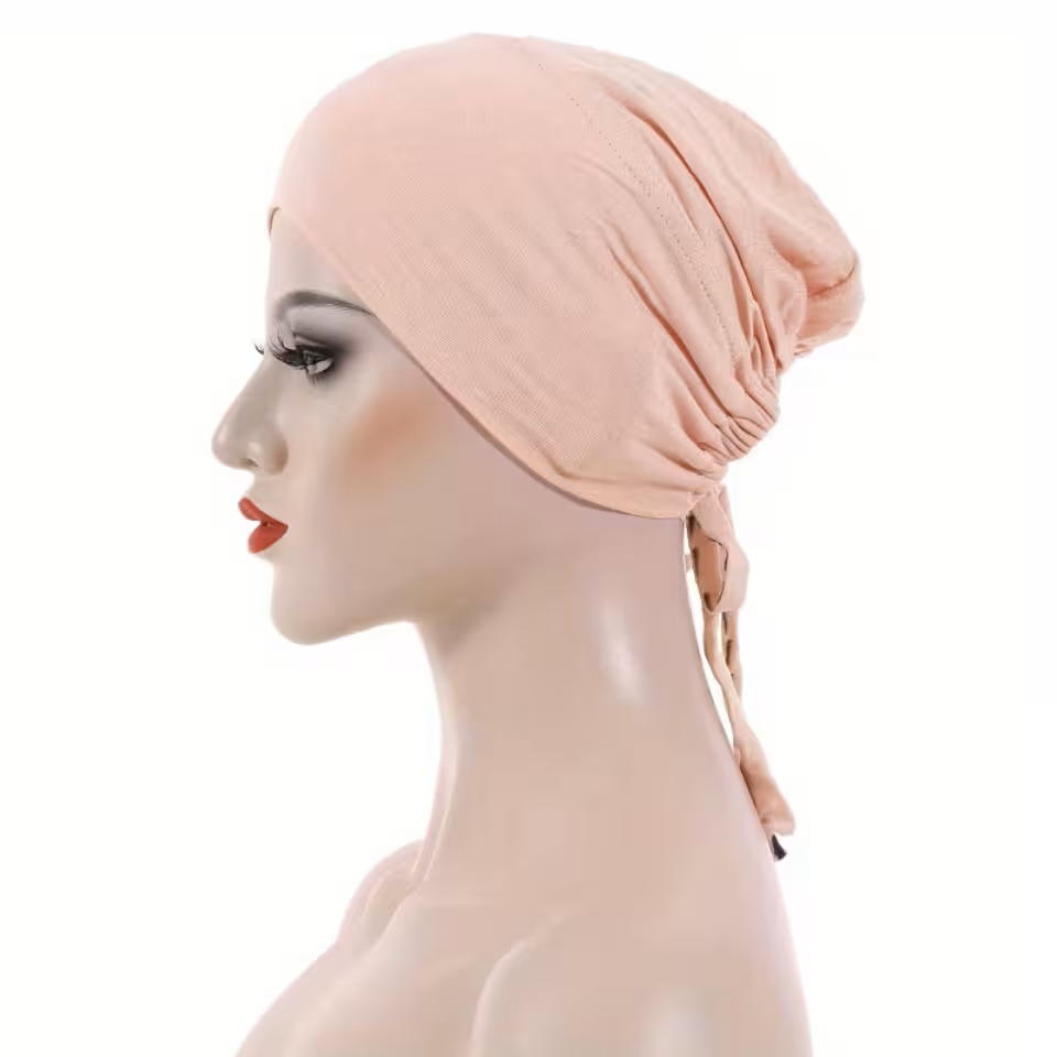 Elastisches Unterkopftuch - Bone