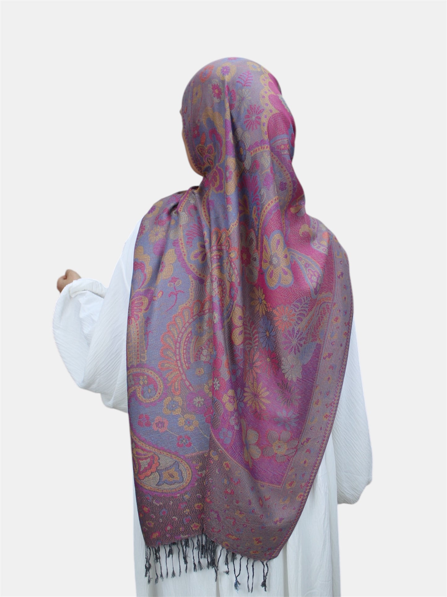 Flower Pashmina Hijab