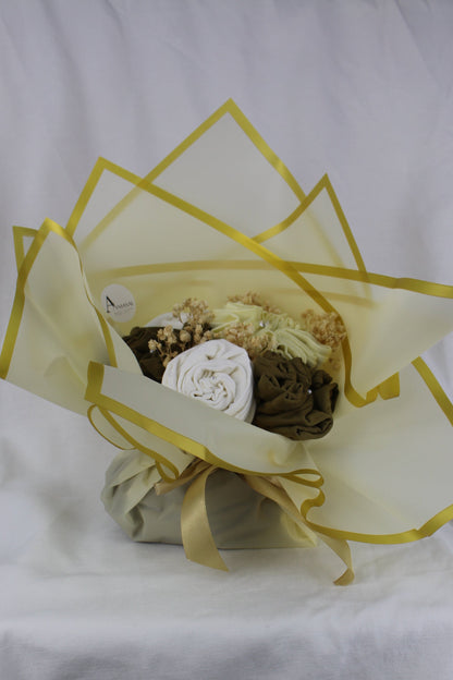 Hijab Bouquet - Butteryellow