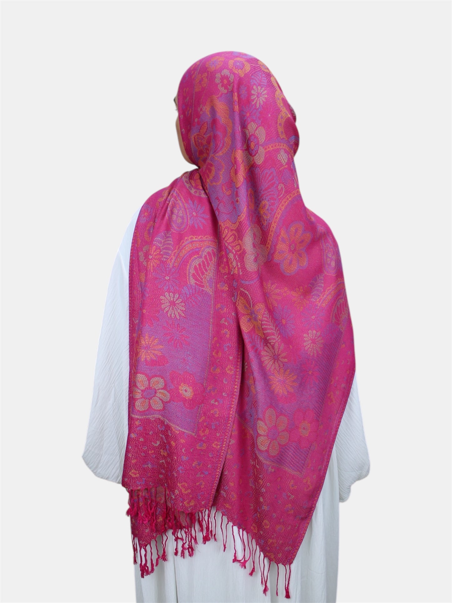 Flower Pashmina Hijab