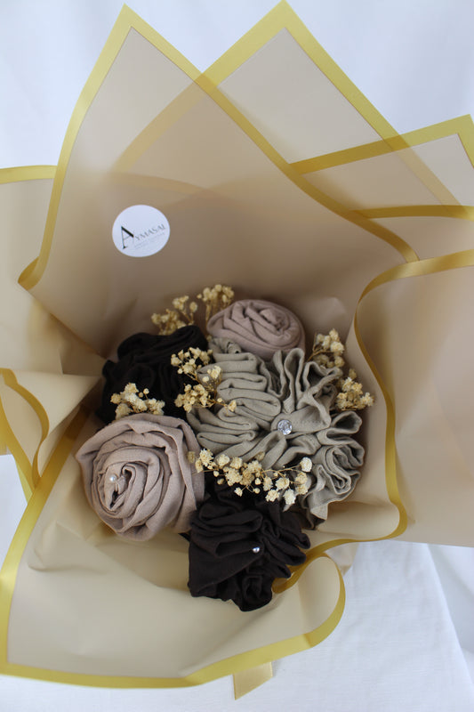 Hijab Bouquet - Gold