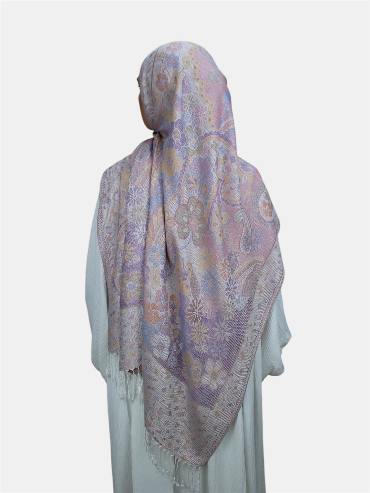 Flower Pashmina Hijab