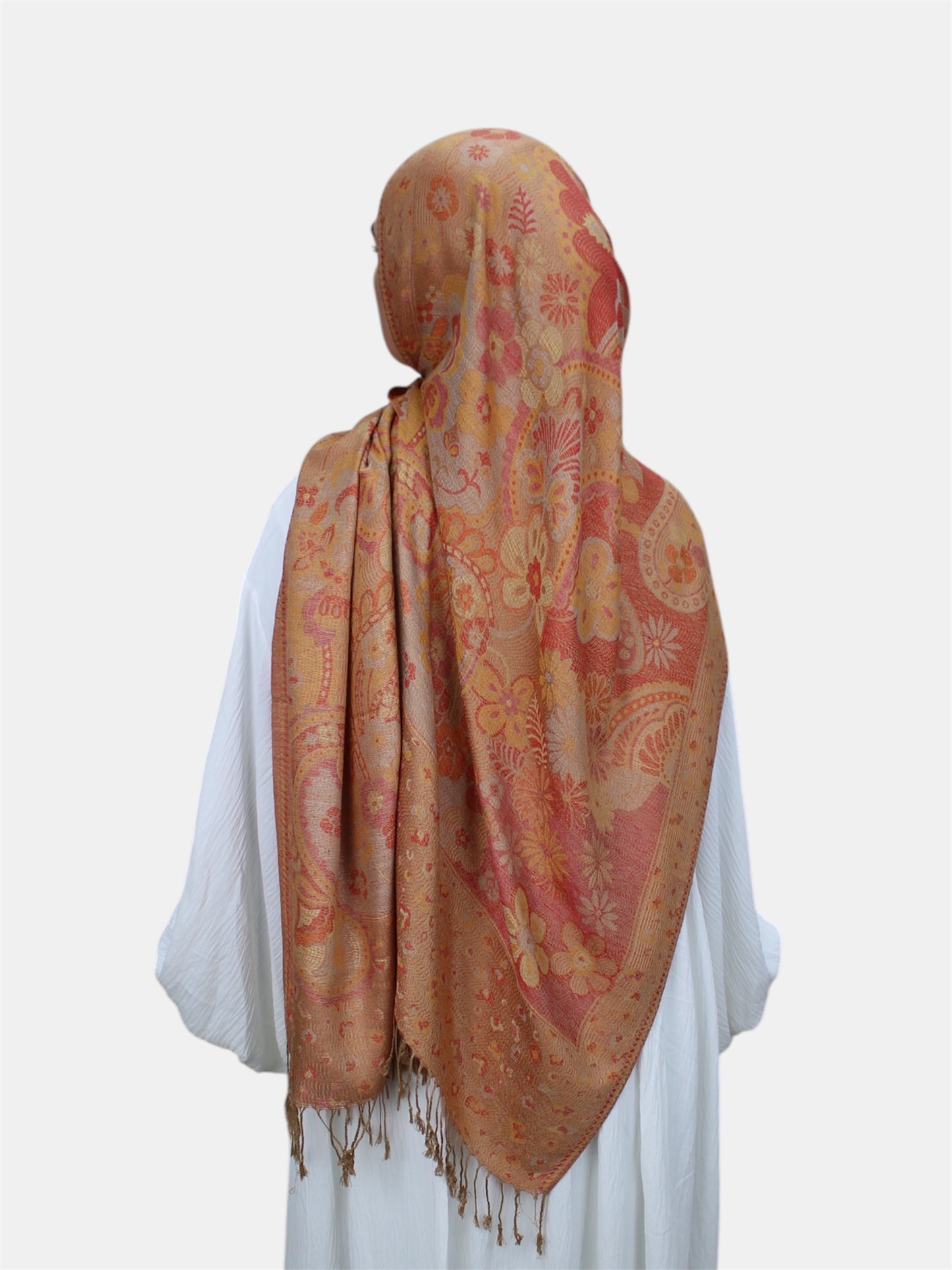 Flower Pashmina Hijab