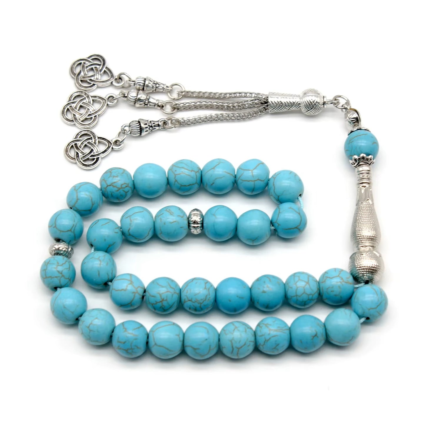 33 Marmor Perlen Tasbih