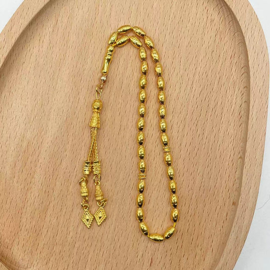 Metall Tesbih Kette nur 30 gramm Gold & Silber