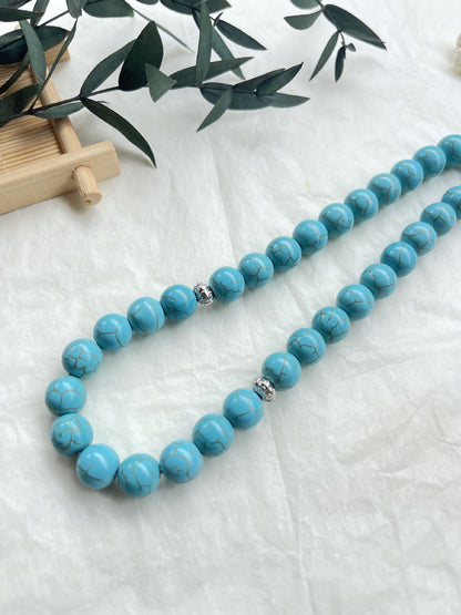 33 Marmor Perlen Tasbih