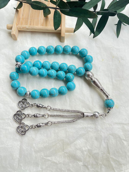 33 Marmor Perlen Tasbih