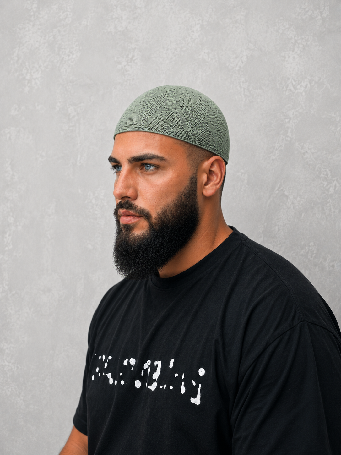 Ikbal elastische Gebetsmütze