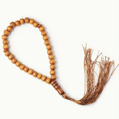 33 Holzperlen Gebetskette Tesbih