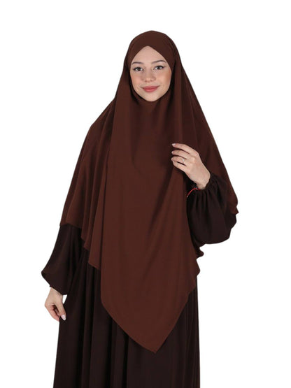 Einlagiger Khimar HIBA Medina Seide