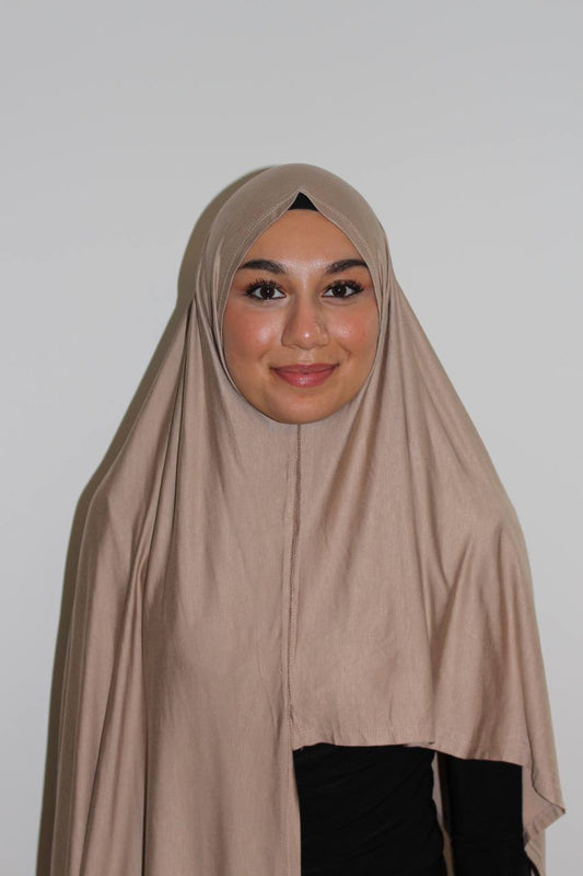 Easy Jersey Hijab Sandbraun