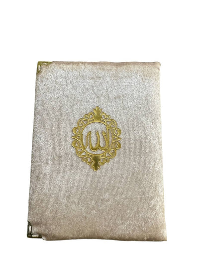 Frauen Geschenkset 4 tlg. Gebetsteppich + 99er Gebetskette+ Koran Juz + Hijab