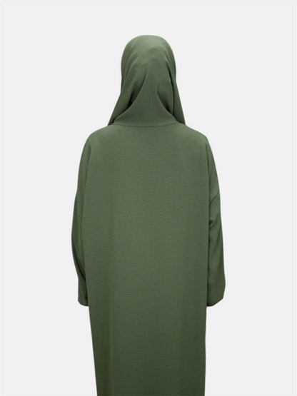 Einteilige Abaya mit integriertem Hijab