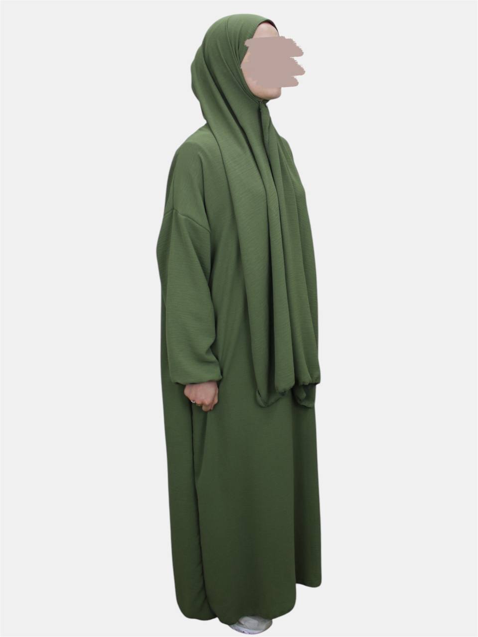 Einteilige Abaya mit integriertem Hijab