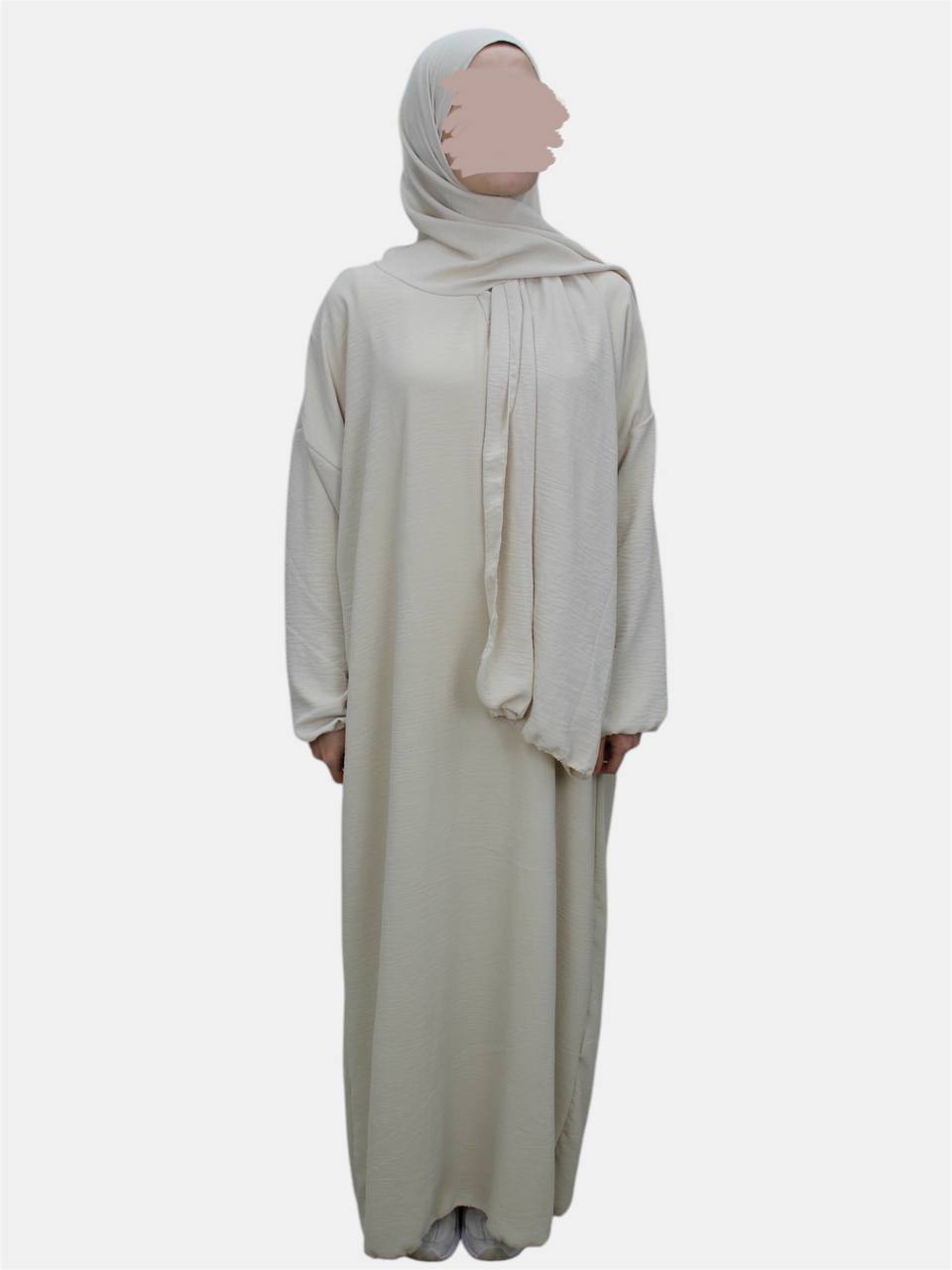 Einteilige Abaya mit integriertem Hijab