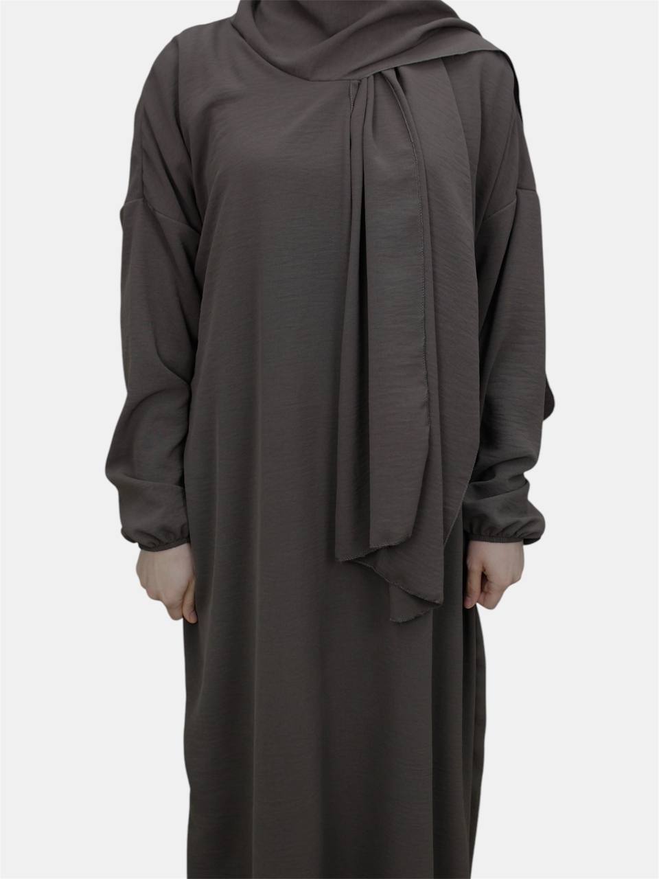 Einteilige Abaya mit integriertem Hijab