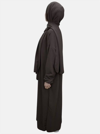 Einteilige Abaya mit integriertem Hijab