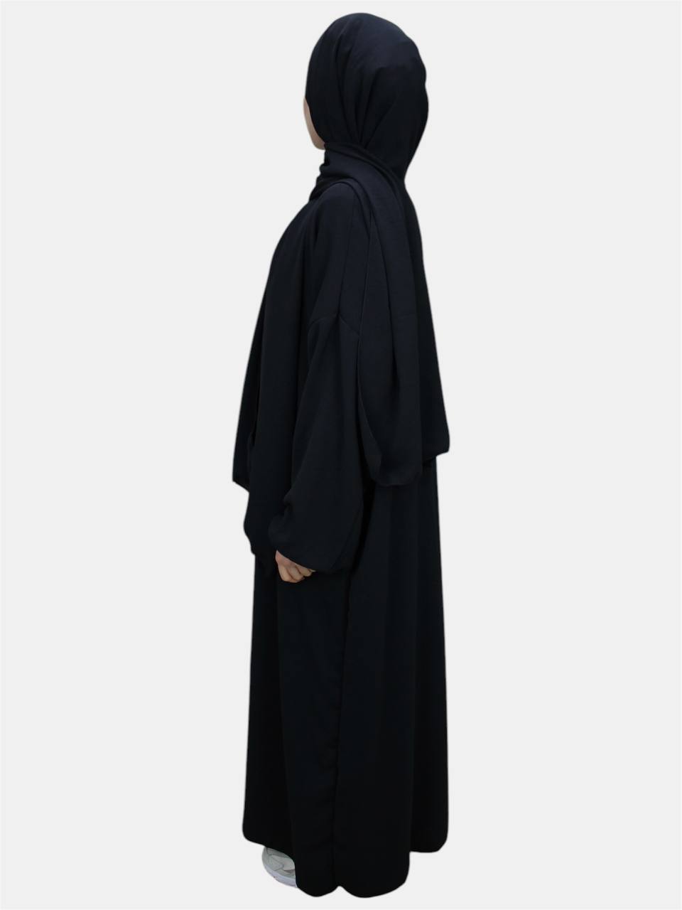 Einteilige Abaya mit integriertem Hijab