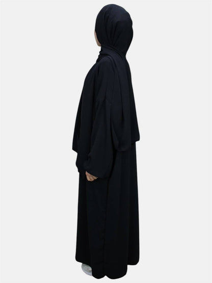 Einteilige Abaya mit integriertem Hijab