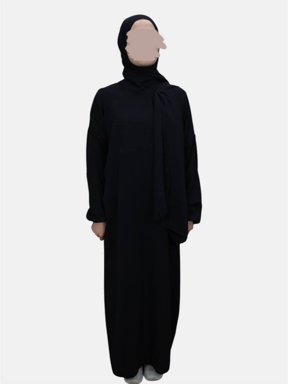 Einteilige Abaya mit integriertem Hijab