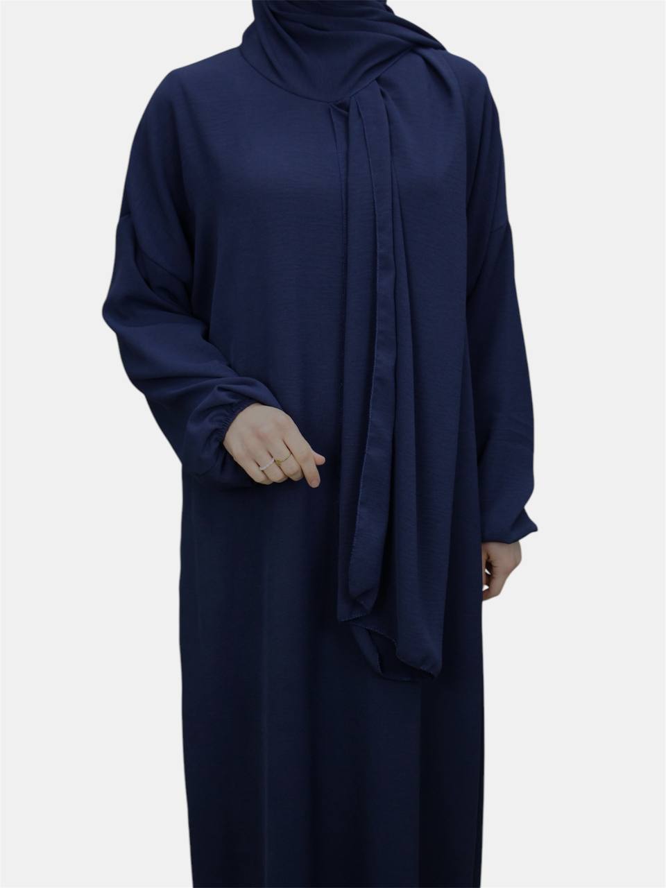 Einteilige Abaya mit integriertem Hijab
