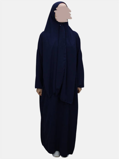 Einteilige Abaya mit integriertem Hijab