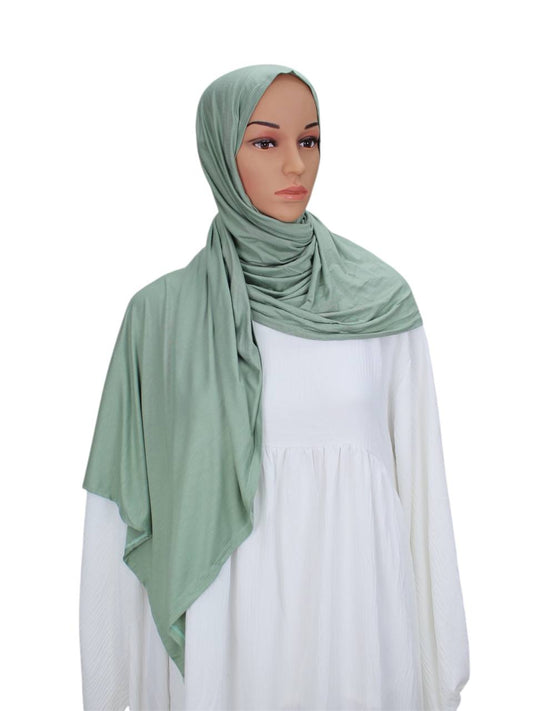 Easy Jersey Hijab Minzgrün